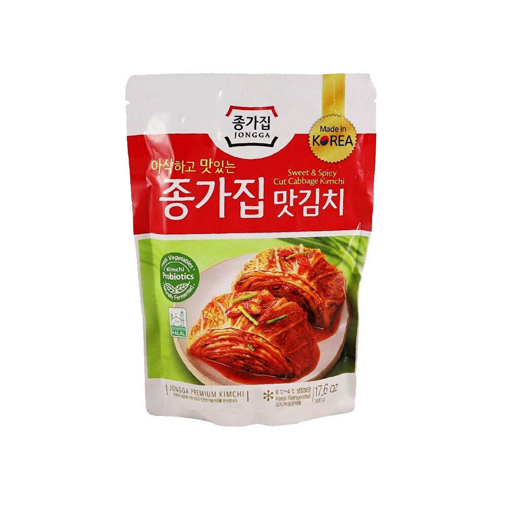 Chongga Mat Kimchi (Cut Cabbage) 500G.