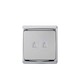 OPPLE OP-E06S6202-Y1-Phone Socket Twin Switch and Socket (OP-23-230)