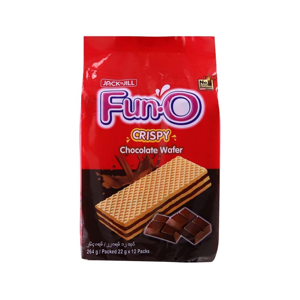 Jack&Jill Fun O Crispy Chocolate Wafer 264G