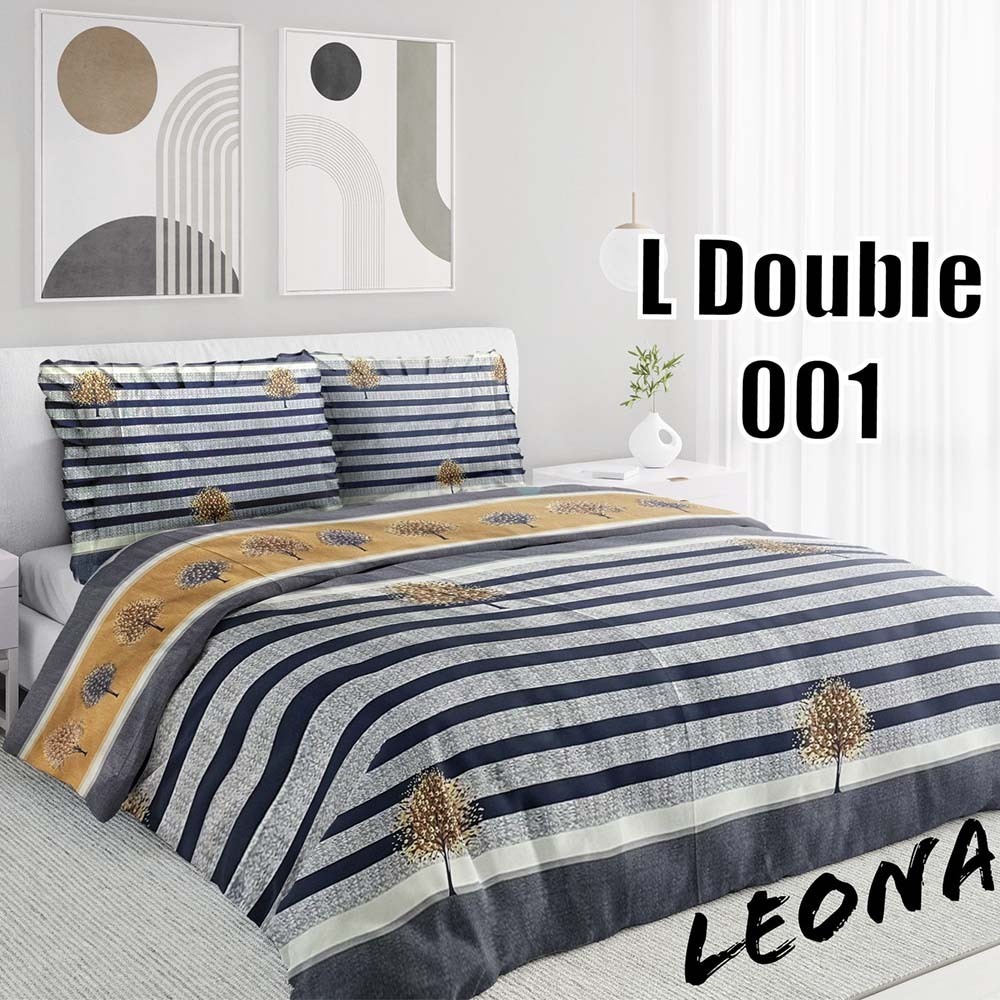 Leona Bed Sheet Double (6' x 6.5' x 9) L Double 001
