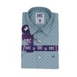 BMC Men Slimfit Shirt Short Sleeve 2320072 Gray Large