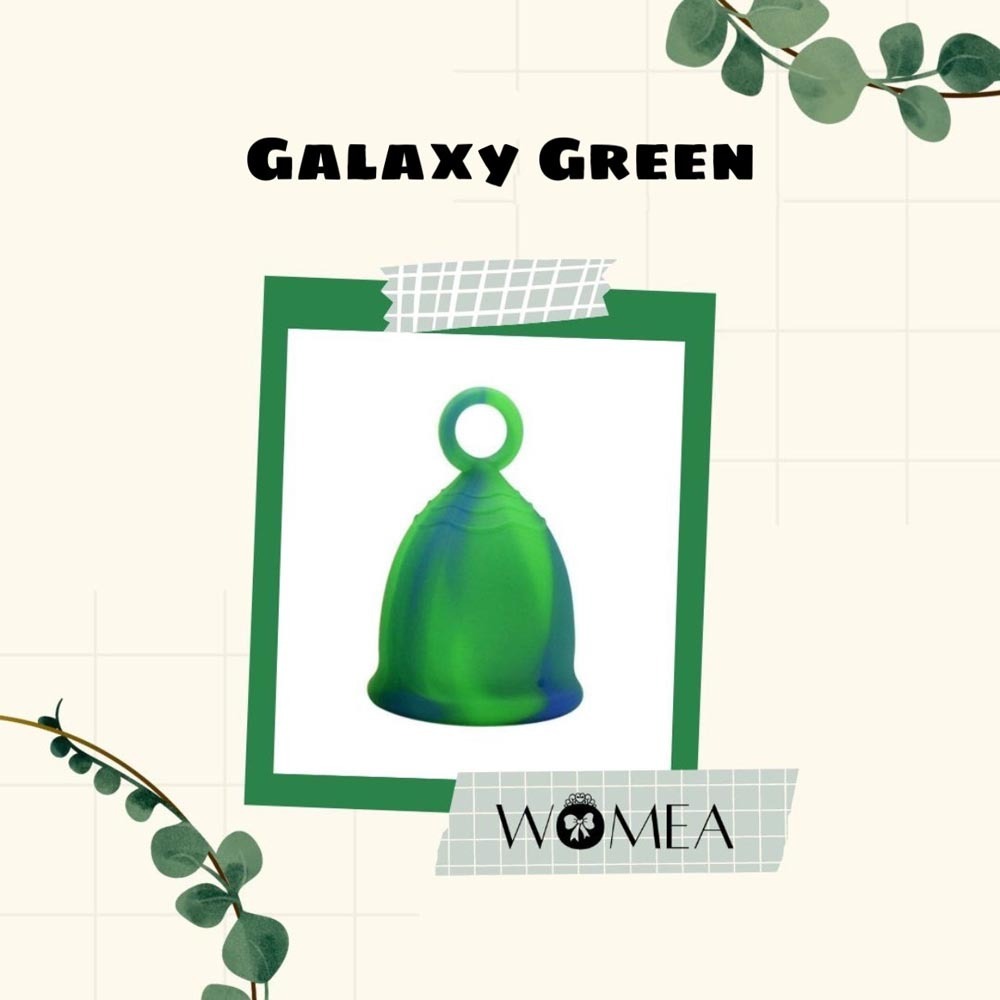 Womea Menstrual Cup Galaxy Green (Small)