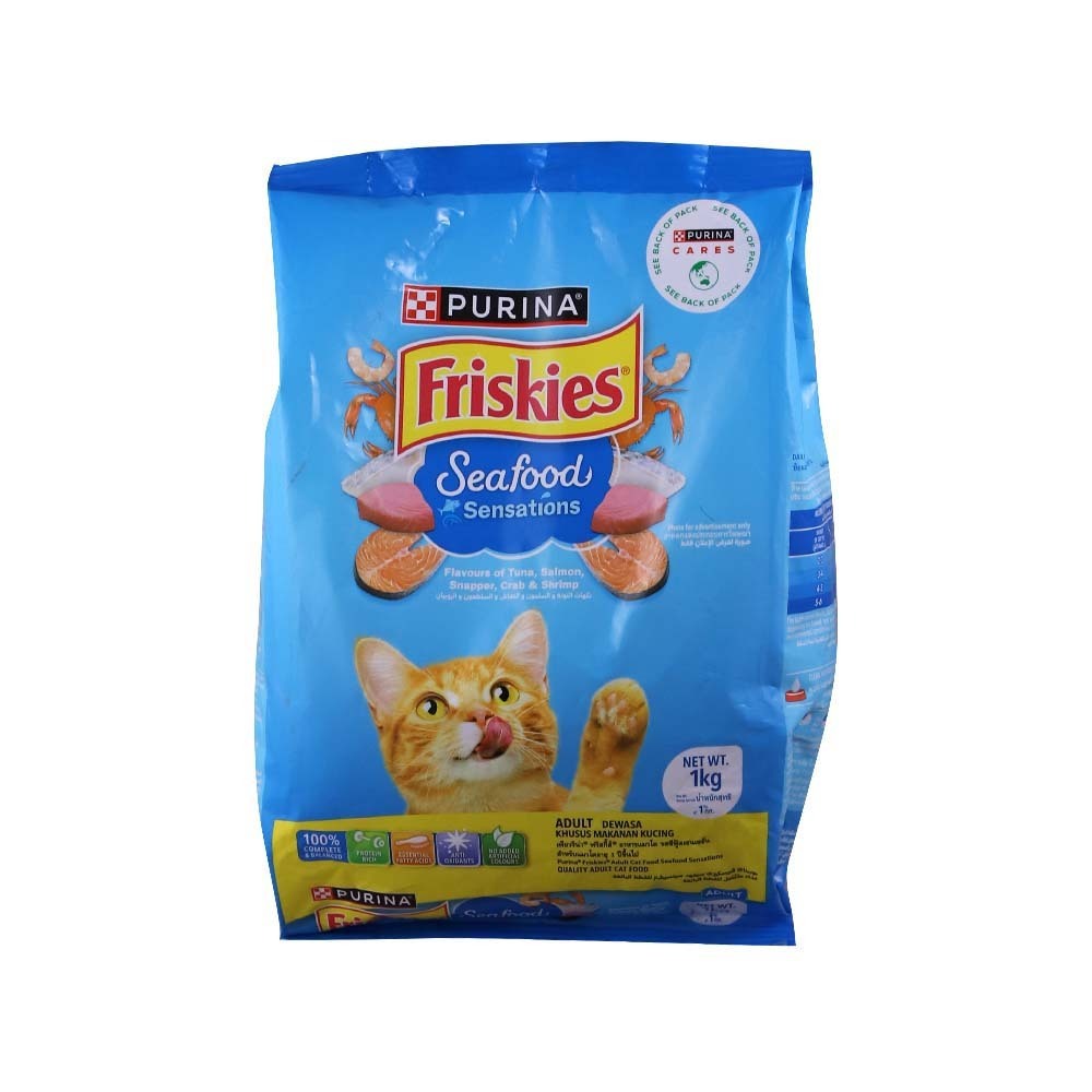 Friskies Cat Food Adult Seafood 1KG