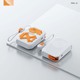 Konfulon J-42 (10000mAh Fast Charging 22.5W Built-in Cable/Wireless Power Bank) Orange