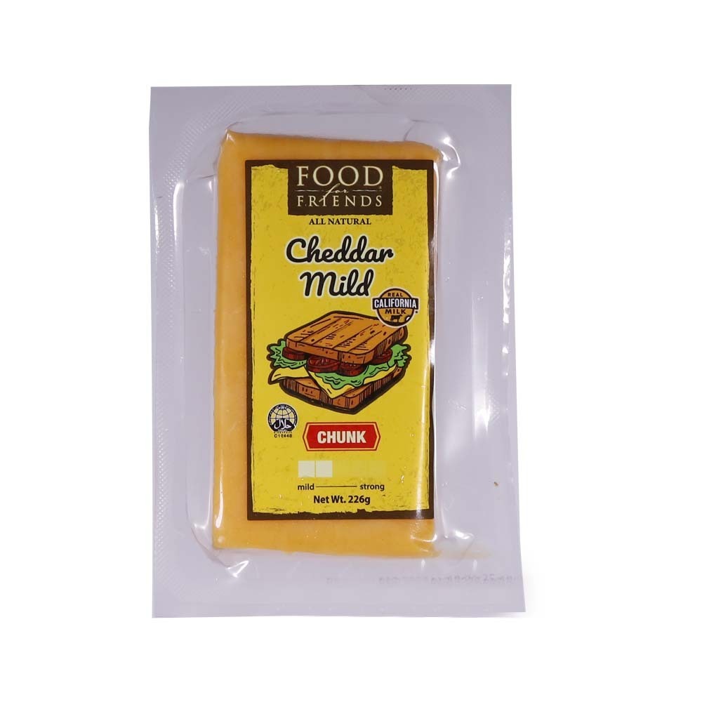 Food For Friends Cheddar Mild Chunk 226G