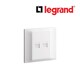 Legrand LG-DOUBLE RJ45 CAT6 UTP WH (617692) Switch and Socket (LG-16-617692)