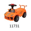 Baby Cele 602 Ride-On Slide Racing Car 11731 Orange