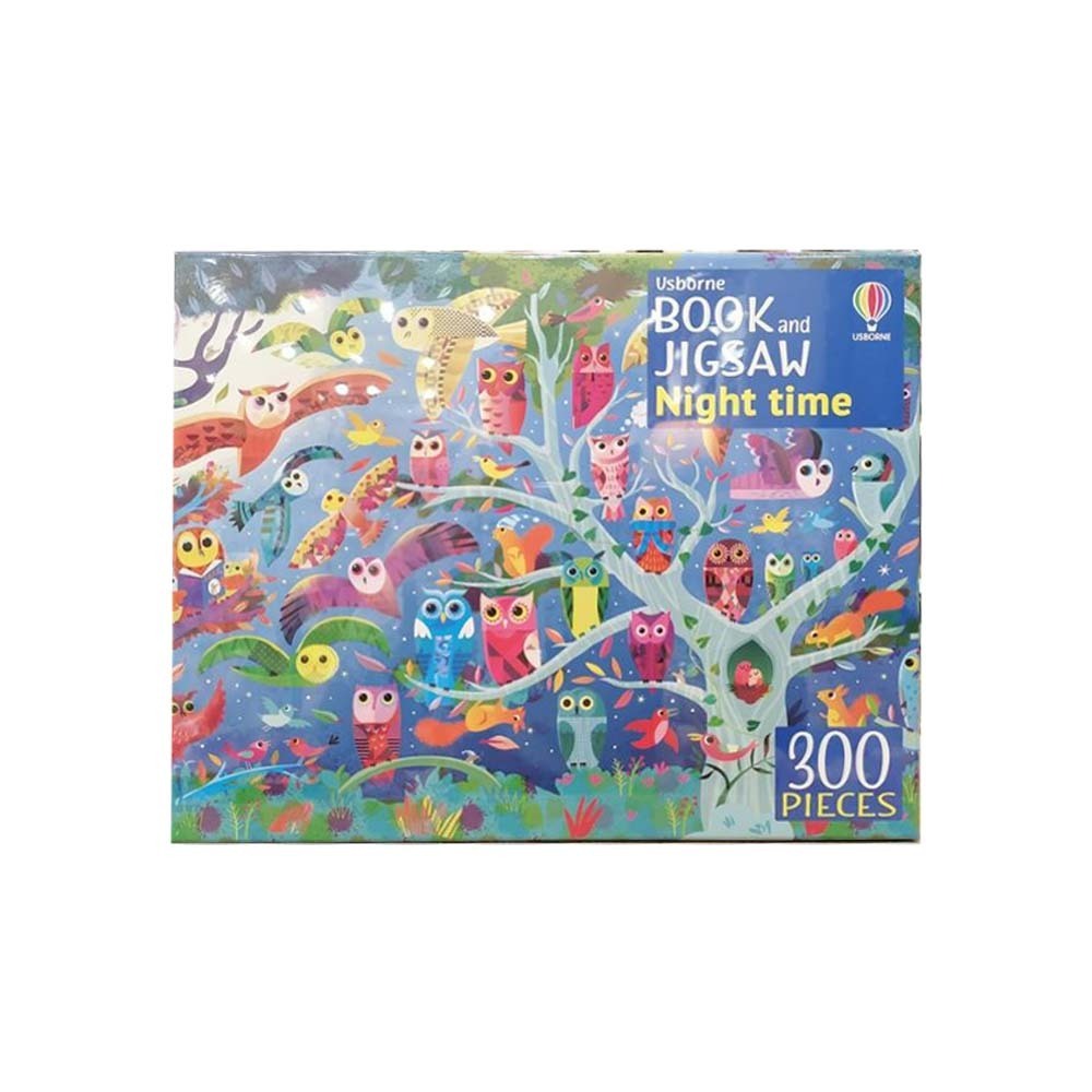 Book&Jigsaw: Night Time 300Pcs