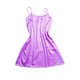 Bambi Lady Silk Night Dress Purple AA0033 Small