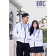 BMC Zip Hoodie 8310076 White XL