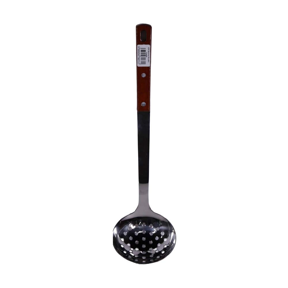 KZK Steel Skimmer With Wooden Handle