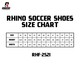 Rhino Soccer Shoes Blue RHF-2521-BO (37)