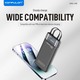 Konfulon A38Q (10000mAh Fast Charging 22.5W Built-in Cable Power Bank) Black