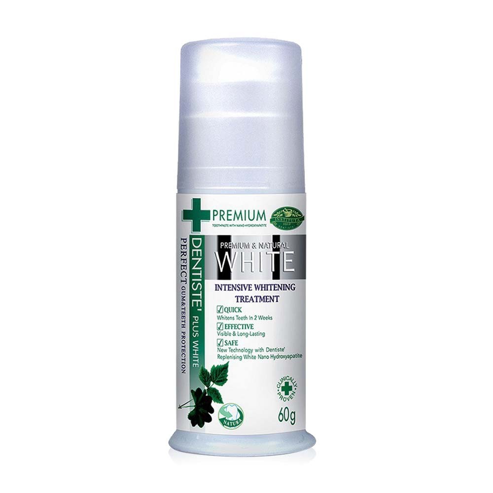 Dentiste Plus White Premium & Natural Intensive Whitening Treatment Toothpaste 60G (Pump)
