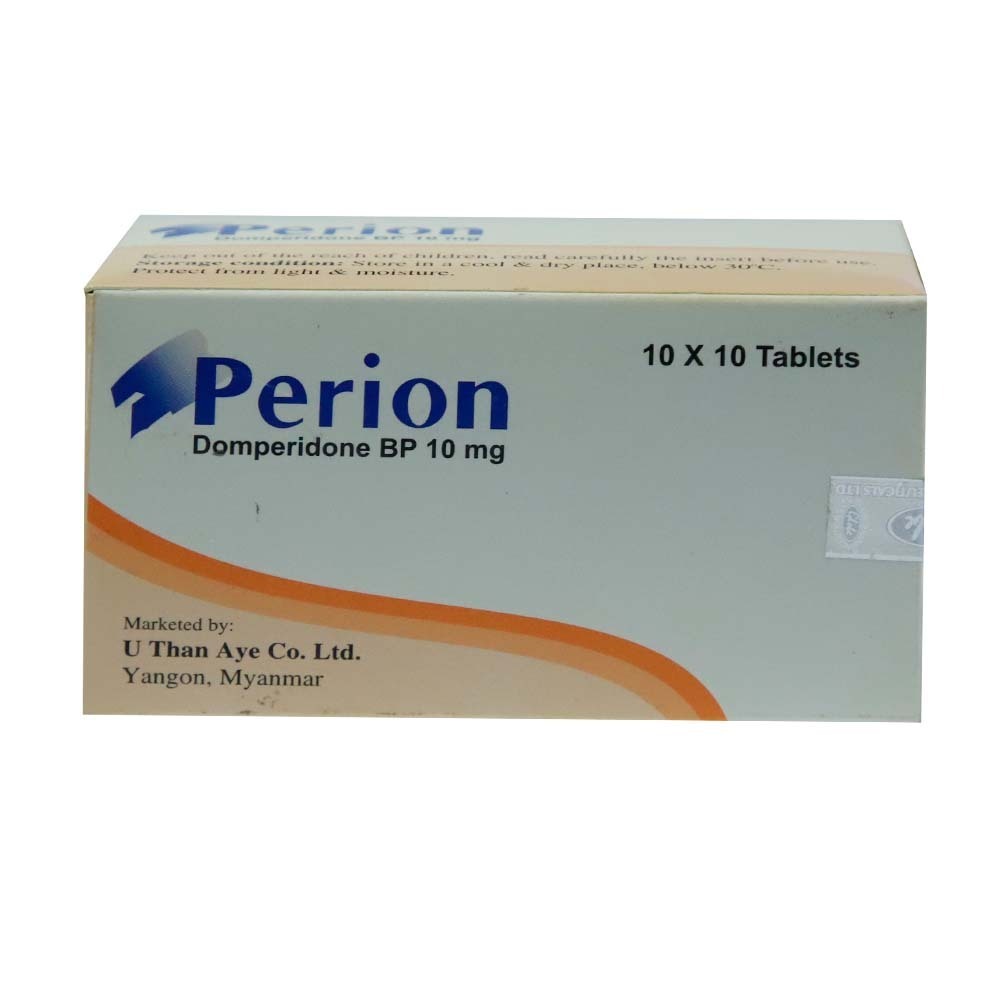 Perion Domperidone 10MG 10PCS x 10