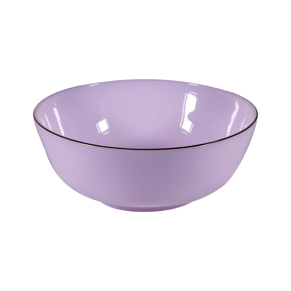 MP Pink Gold Line Soup Bowl 7.5in CP768