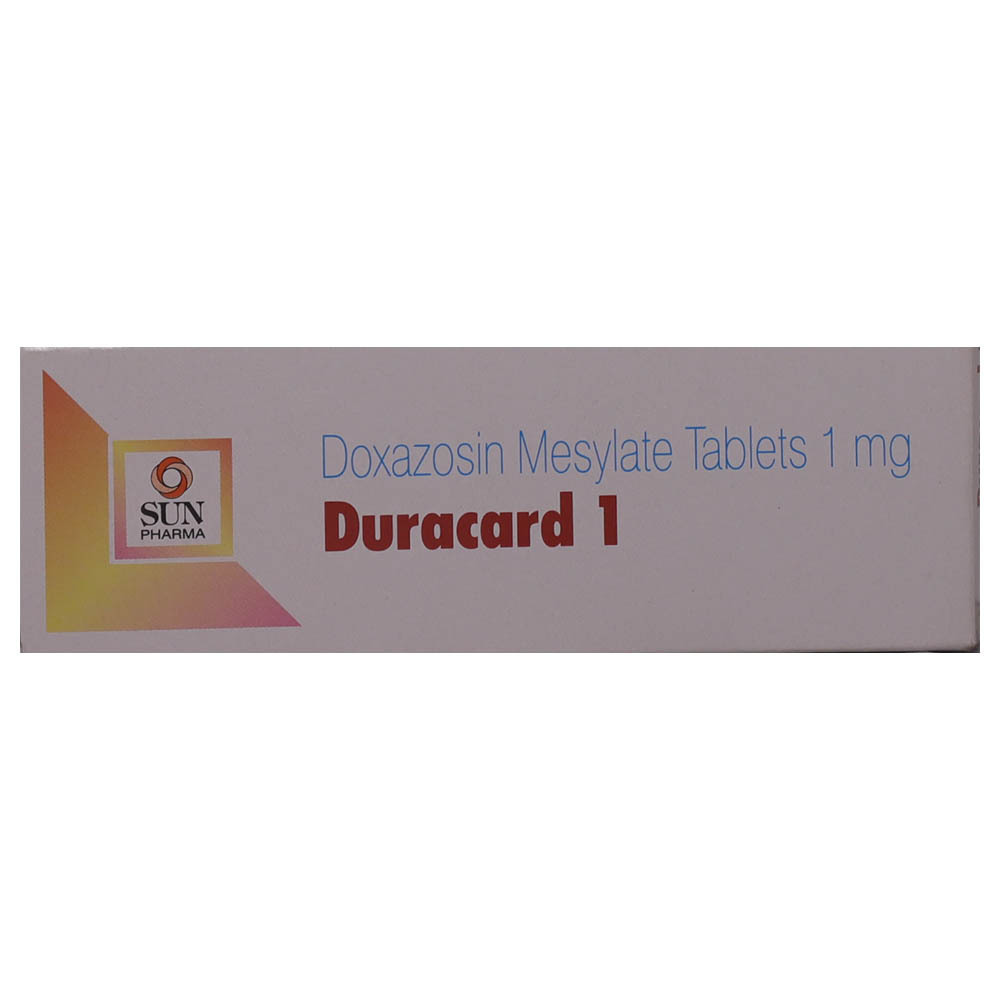 Duracard -1 Doxazosin Mesylate 1MG 10PCS 1 x 5