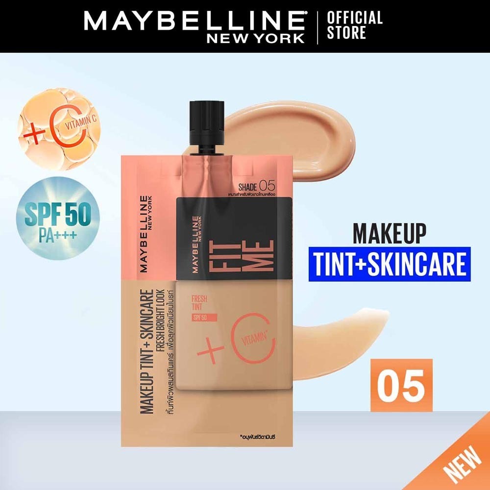Maybelline Fit Me Fresh Tint Vitamin C+ SPF  50 PA+++ 5ML 05