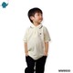 Max & Mia Boy Short-Sleeve Polo Shirt MM9930 Yellow 2XL