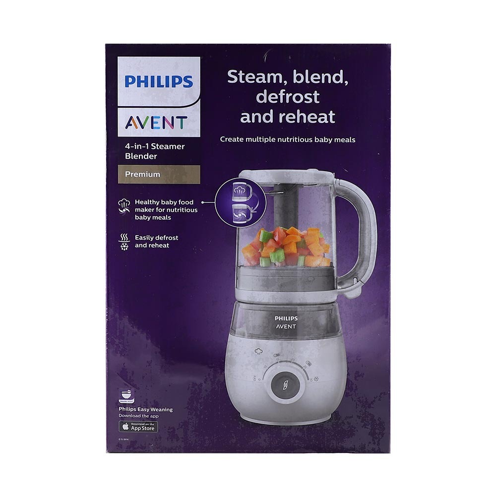 Avent 4In1 Baby Food Steamer&Blender SCF-883-02