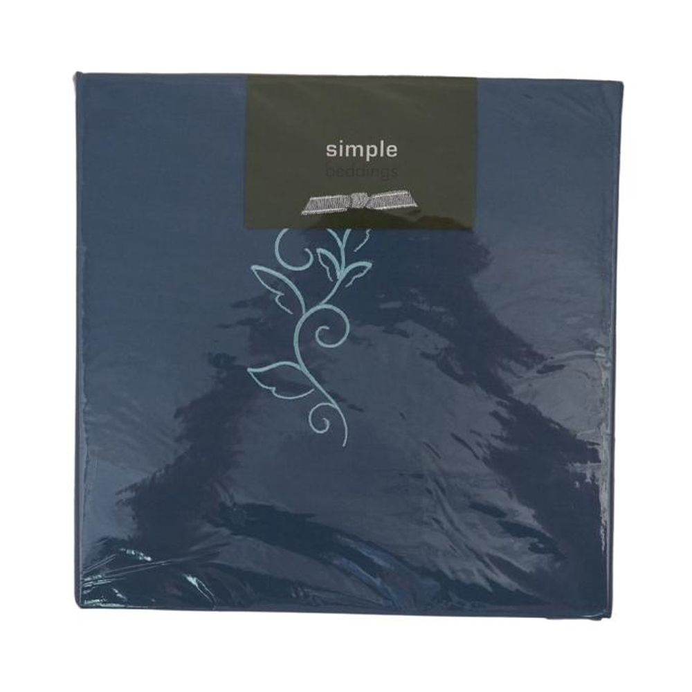 Simple Pillow Case 2PCS 16 X 22IN Prussian Blue(Fit)