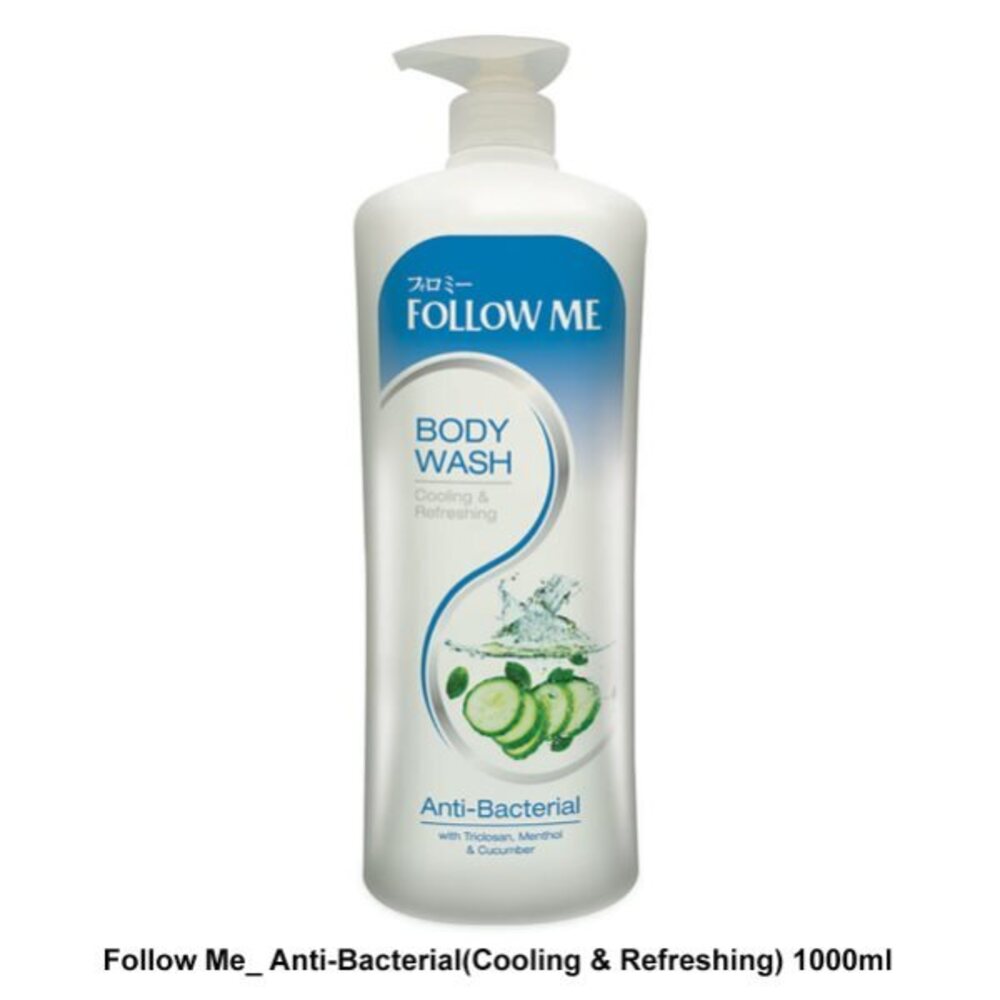 Follow Me Cooling & Refreshing Anti-Bacterial Body Wash 1000ML