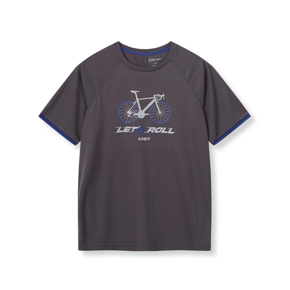 241103018 Bossini Men T-Shirt SS 24-S/S Dark Grey ( L )