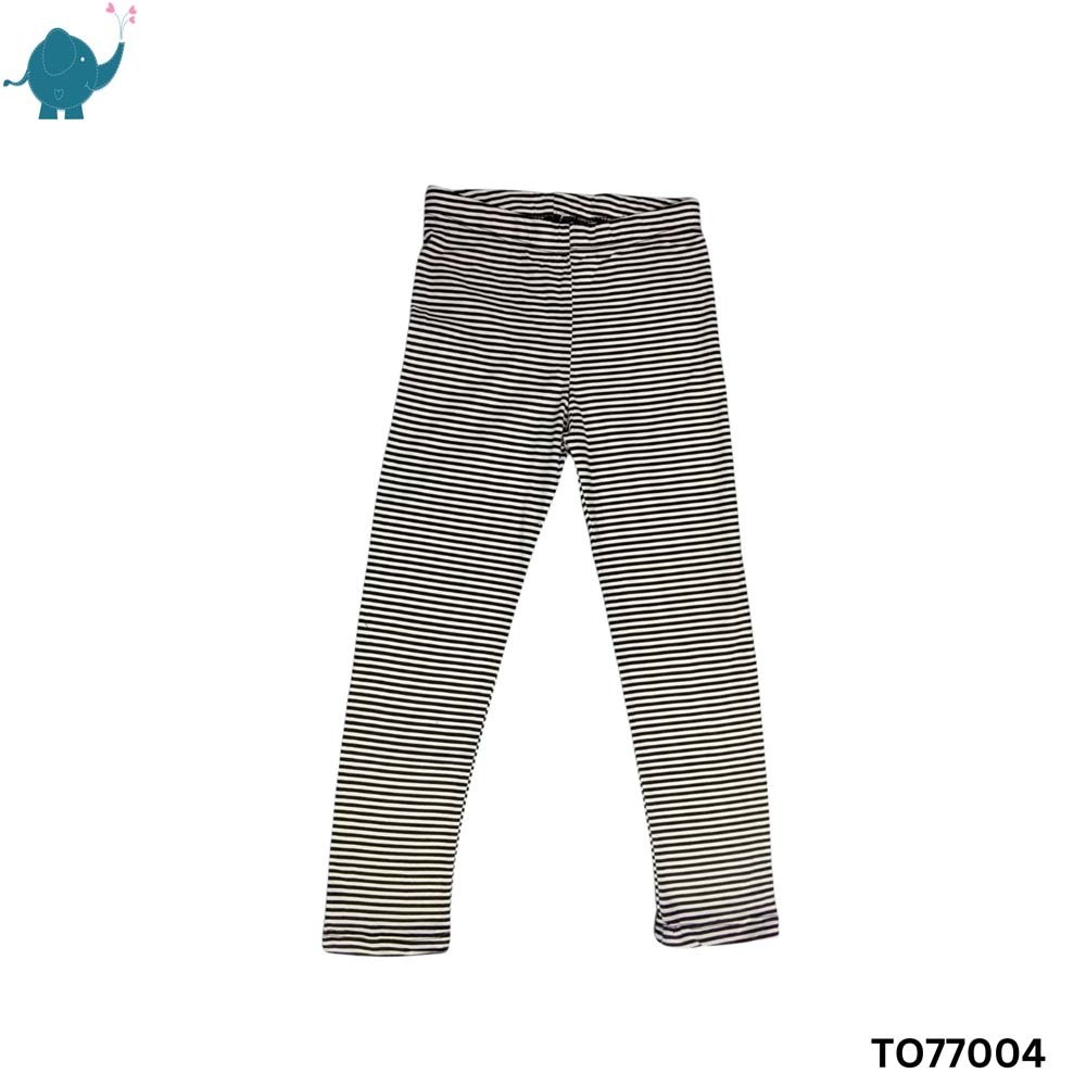 Max & Mia Unisex Stripe Legging TO77004 Black Stripe (5-6 Years)