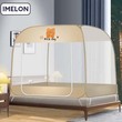 Beauty House Foldable Mosquito Net Random Design (Single) Brown