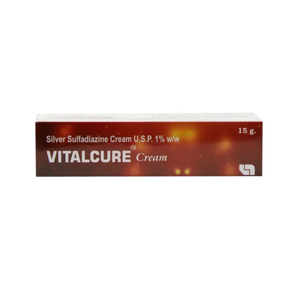 Vitalcure Silver Sulfadiazine 1% Cream 15G