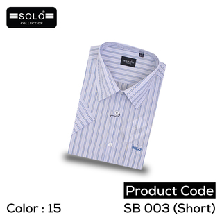 SOLO COLLLECTION SB 003 (Short) Regular Shirt Medium 16
