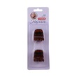 Titania Large Prong Clip 2PCS (No.7938) Brown