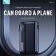 Konfulon J-37 (20000mAh Fast Charging 22.5W Built-in Cable Power Bank) Black