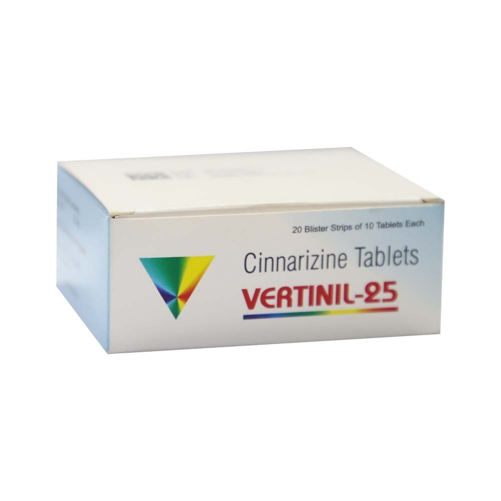 Vertini-25 Cinnarizine 25MG 10PCS