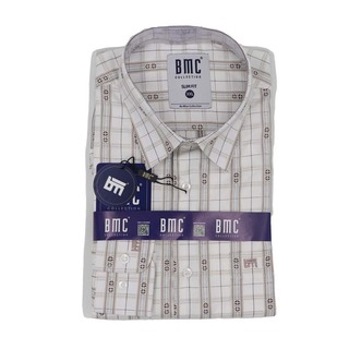 BMC Men Slimfit Shirt Long Sleeve 1310079 Gray Medium