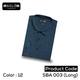 SOLO COLLLECTION SBA 003 (Long) Slim Fit Shirt Medium 12