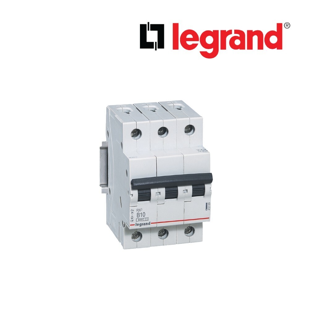 Legrand LG-RX3 MCB 3P B10 6000A (419794) Breaker (LG-05-402291/419794)