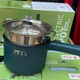 Electronic pot( 2 ထပ်)2ထပ်အိုး ပုံသစ်စတီးပေါင်းဇကာပါ