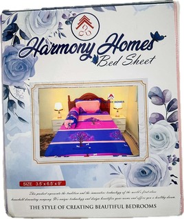Harmoy Homes Bed Sheet Single BS06 (HH Single-183)