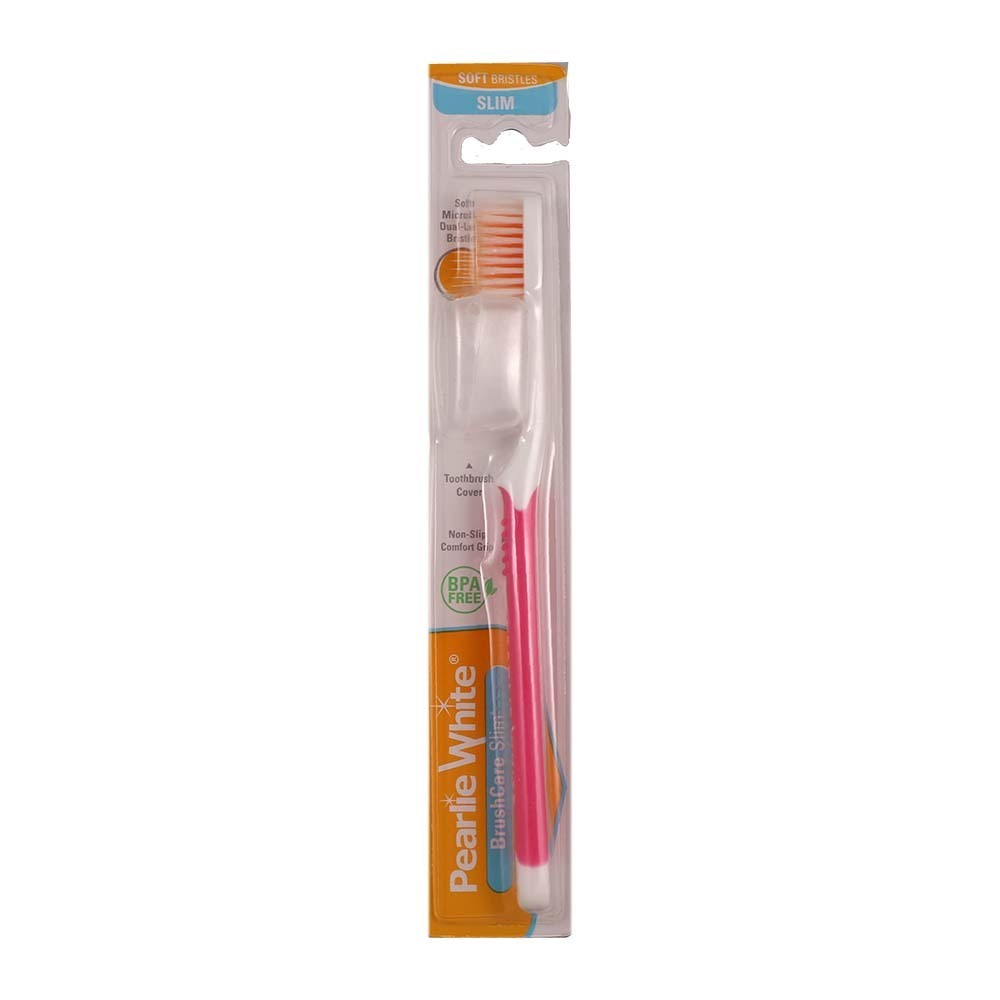 Pearlie White BrushCare Soft Bristles Slim Toothbrush