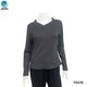 The Ori Women Long Sleeve Top Black TO126A XL