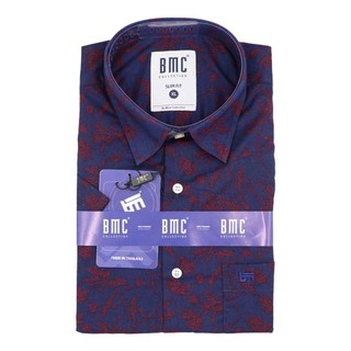 BMC Slimfit Shirts Short Sleeve 2320059 (Design-2) Large