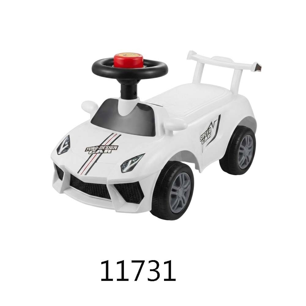 Baby Cele 602 Ride-On Slide Racing Car 11731 White