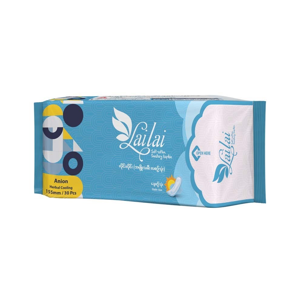Lai Lai Herbal Cooling Daily 155mm (30PCS)