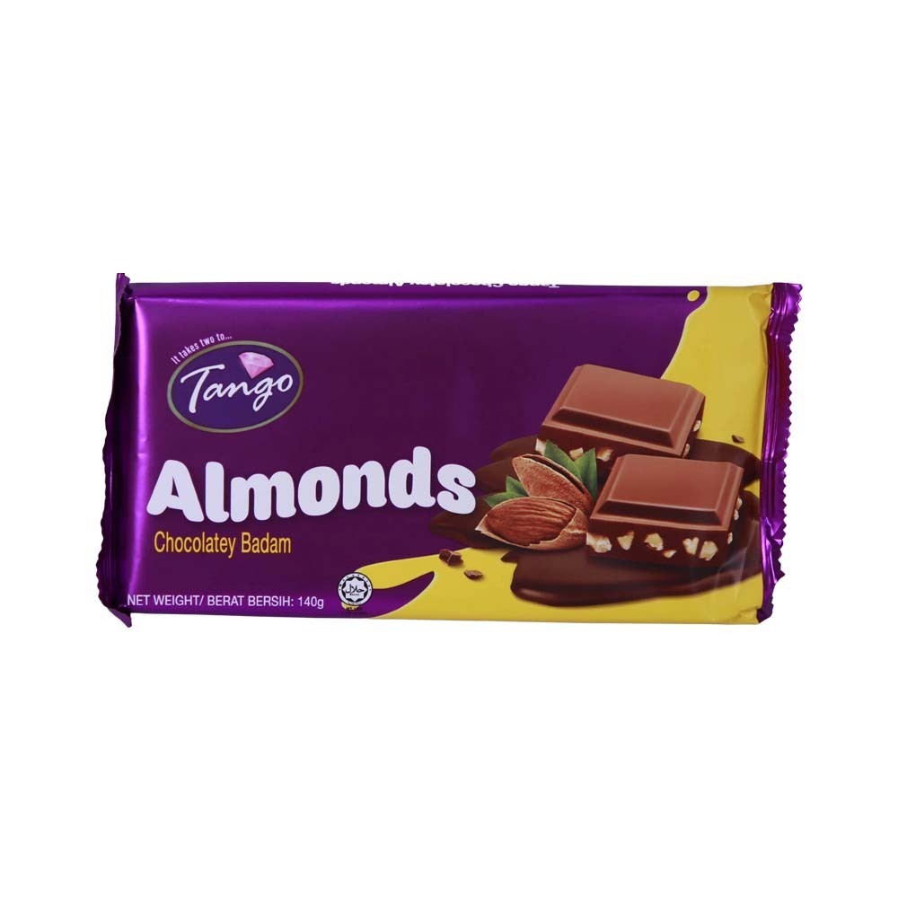 Tango Milk Chocolate Almond 140G