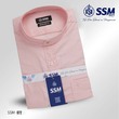 Madarin Collar Shirt Short Sleeve 3XL (Petal Pink) SSM-O-P-S-072