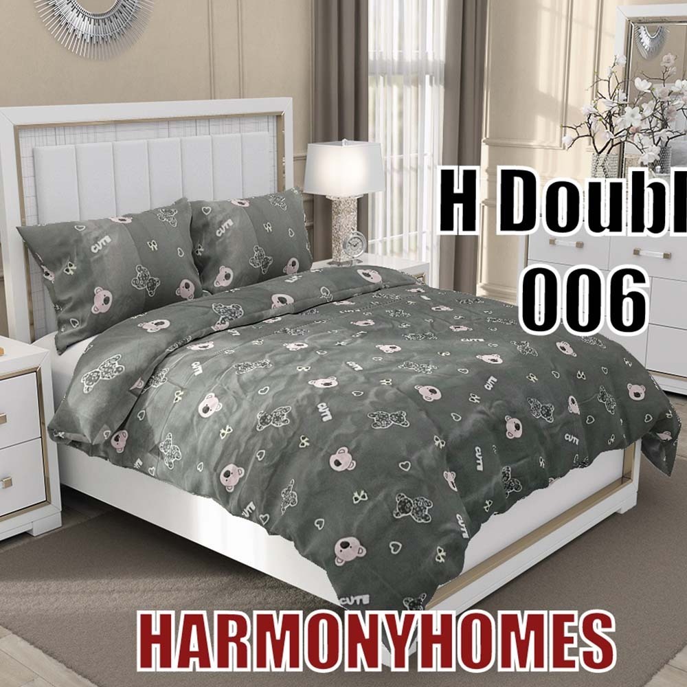 Harmoy Homes Bed Sheet Double (6' x 6.5' x 9) HH Double 006