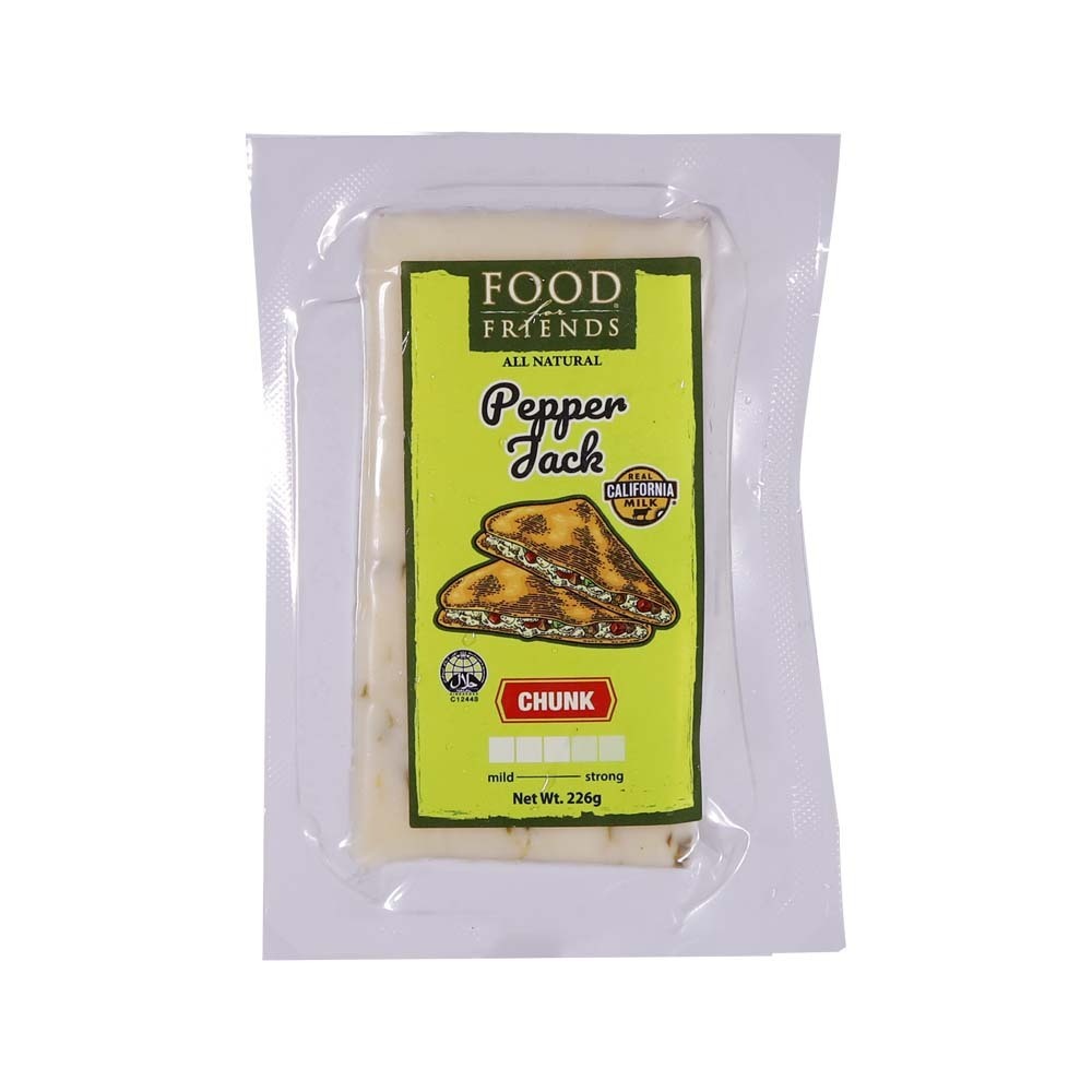 Food For Friends Pepper Jack Chunk 226G