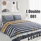 Leona Bed Sheet Double (6' x 6.5' x 9) L Double 001