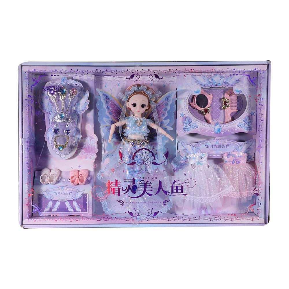 Sl Make To Move Mermaid Doll&Acc No.8112
